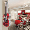Rock n Roll Guitar Vintage LED Marquee Sign (25” x 10”)